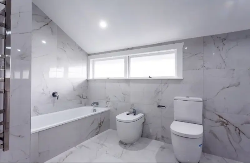 Bathroom renovation example