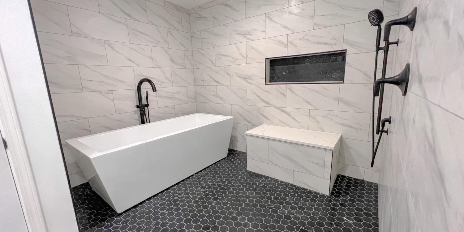 Stylish wet room installation